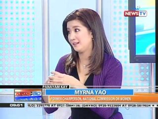 Kara David interviews Myrna Yao on Int'l Women's Day