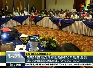 Destaca Maduro importancia del Foro Sao Paulo para la izquierda en AL