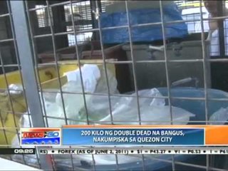 News to Go - 200 kilo ng double dead na bangus nakumpiska sa Quezon City 6/3/11