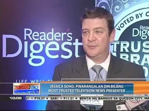 News to Go - Jessica Soho, pinarangalan din bilang Most Trusted TV News Presenter 6/3/11