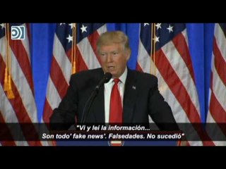 Bronca de Donald Trump a un periodista de CNN y aviso a México por el muro