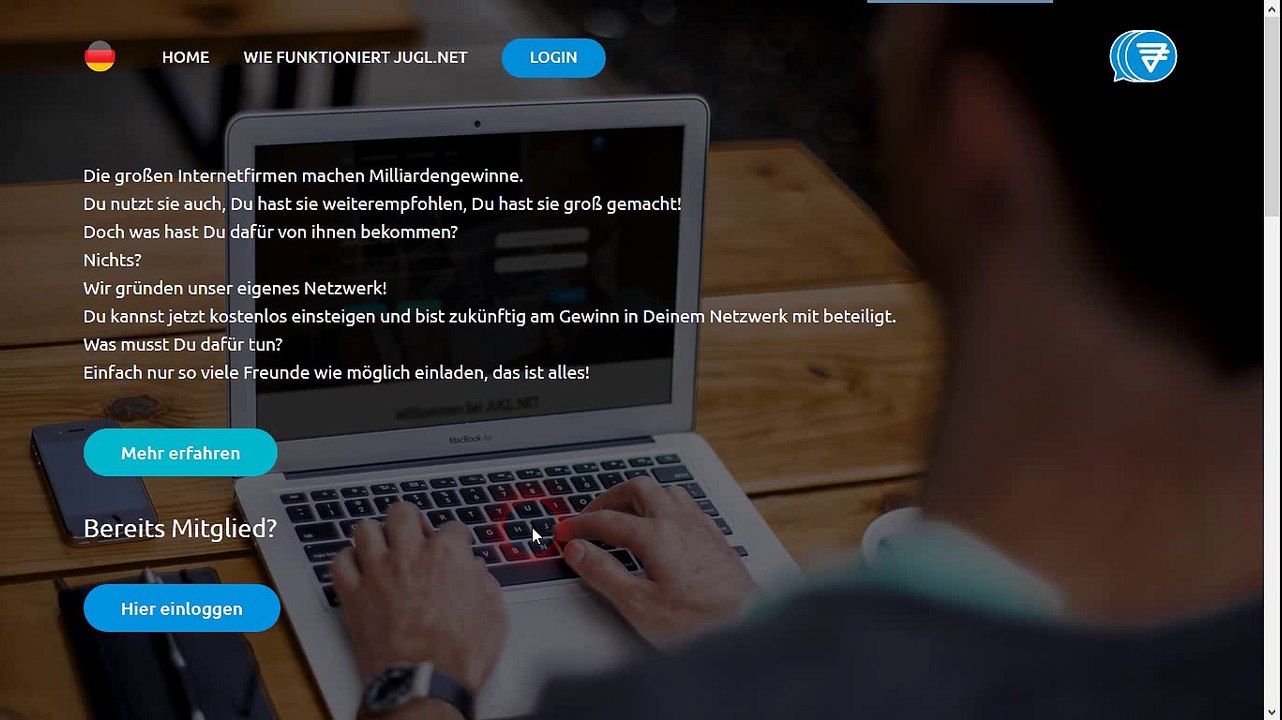 Auszahlung 100€ nach 5 Tagen 400 Freunde in meinem Netzwerk