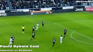 Paulo Dybala Goal - Juventus vs Atalanta 2-0 11-01-2017 Coppa Italia