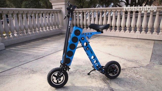 Charge your phone with this foldable electric vehicle