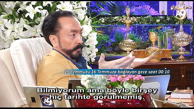 Adnan Oktar darbe girişimi gecesi TRT'de okunan bildiri geçerli değil dedi