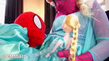 PREGNANT FROZEN ELSA vs PREGNANT PINK SPIDERGIRL vs SPIDERMAN Mermaid Twin Babies Funny Superhero