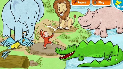 CURIOUS GEORGE | Animal Dance Party With Animal Sounds
