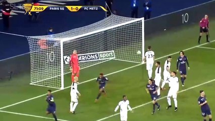 Thiago Silva Second Goal - PSG vs Metz 2-0 (Coupe de la Ligue)  11-01-2017 (HD)
