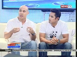 News to Go - Kara David interviews Rovilson Fernandez and Marc Nelson about Earth Hour 3/15/11