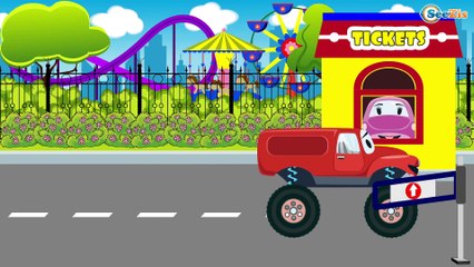 Service Vehicles - The Tow Truck Adventures in the Park with Cars & Trucks! Kids Cartoon Episode 38