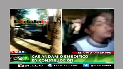 Seis heridos tras caer andamio de construcción-Mas Que Noticias-Video