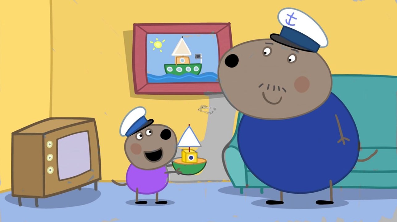 Coloring Pages Peppa Pig Captain Daddy Dog. Peppa Coloring Book #25