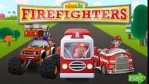 PAW PATROL AND BLAZE AND THE MONSTER MACHINES FIREFIGHTERS ON Nick Jr