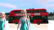 Disney Frozen Elsa Wheels on the Bus Nursery Rhymes A SuperheroSchool