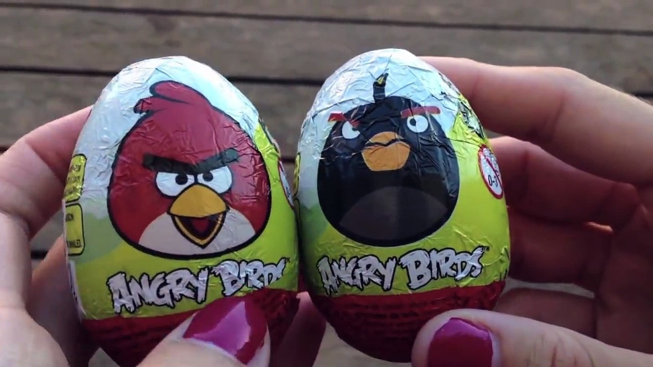 2 Angry Birds Surprise Eggs - Surprise Toys Review