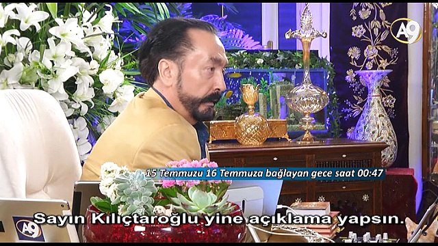 Adnan Oktar darbe girişimi gecesi parti liderlerinden açıklama yapmaları, vekillerin de parlamentoya gitmeleri çağrısında bulundu