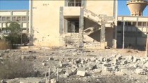 غارات النظام تدمر أجزاء من مستشفى طفس بريف درعا