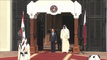 أمير قطر والرئيس اللبناني يتفقان على إحياء اللجنة العليا