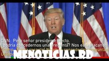 Donald Trump shuts down CNN reporter/donald trump dice cnn da noticias falsas y habla del muro de mexico,en su conferencia de prensa