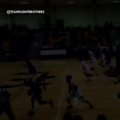 HS Isaiah Banks shatters the backboard with a dunk