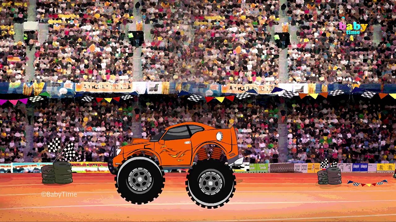 Learning Numbers With Monster Truck   Monster Truck For Kids