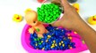 Learn Colors Baby Doll How to Bath Time M&M's Chocolate Candy Toddler Children Kids Pretend Play Fun