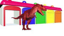 Learn Colors with Dinosaurs for Children - Learning Animals 3D for Toddlers - Colours For Kids