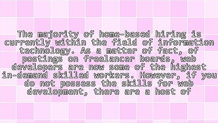 Work-From-Home IT Jobs Can Supplement Your Income