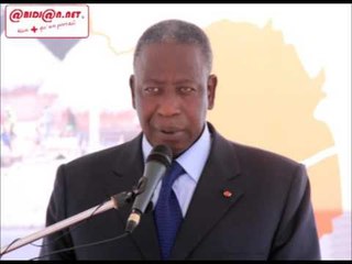 Intervention du ministre Adama Toungara lors du lancement des travaux du Programme présidentiel