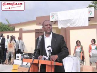 Audio/Societé:Le ministre Hamed Bakayoko a procédé à l'inauguration du 37e arrondissement