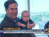 Governor Ducey working to expand program that allows state workers allowed to bring babies to work