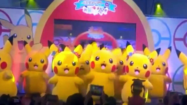 NEW Pokemon pikachu dance song with gummy bear song, Nursery rhymes for Kids