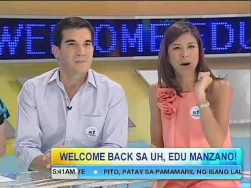 Unang Hirit Welcomes Edu Manzano!