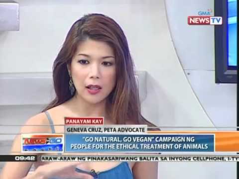 News to Go - Howie Severino interviews vegan advocate Geneva Cruz 4/12/11