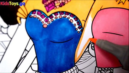 BARBIE Coloring Book Pages Rock N' Royals Kids Fun Acitivities Learning Videos Kids Balloons Toys -