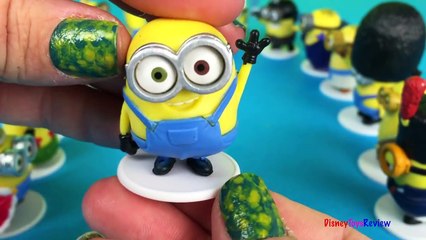 Minions Mini Figurines with Bob Kevin Stuart King Pirate Toys PlayDoh Juguete Disney