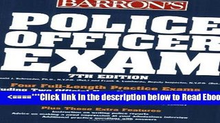 Read Police Officer Exam (Barron s Police Officer Exam) Best Book