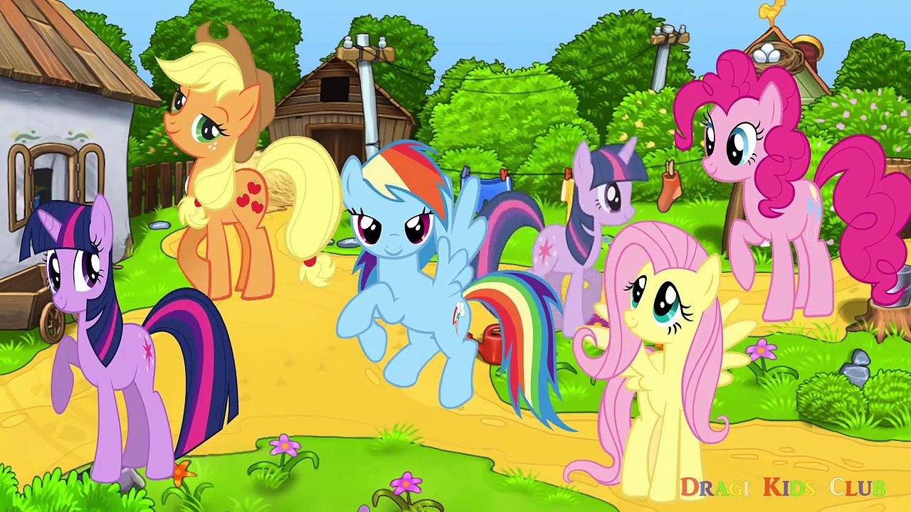 Finger Family My Little Pony MLP | Nursery Rhymes Song | My Little Pony Cartoon Animation Song