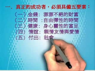 傳銷聯盟的成功觀念-(手繪影片)