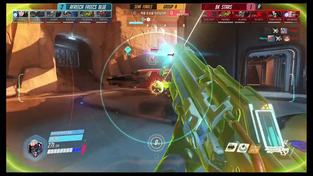 [용봉탕의 한타학개론]최고의 플레이 '상자' - Afreeca Freecs Blue vs BK Stars (ep.1) APEX 4강-[오버워치]