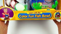 Kids Learn Learning Teach Colors Sea Animals Color Fun Fish Bowl Toddler Babies Toys Children Toy