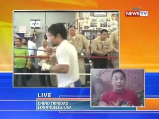 News to Go - Pacquiao ramps up training for upcoming match with Sugar Shane Mosley 4/25/11