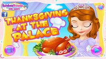 Sofia Cooking Games - Thanksgiving At The Palace - Thanksgiving Cooking Games for Girls