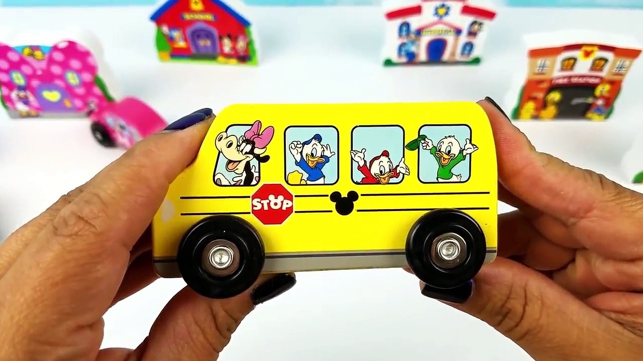 Toddler Learning Learn Video for Kids Colors Preschool Disney Mickey Minnie Melissa & Doug Race Cars