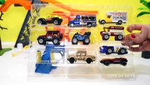 Hot Wheels Race Challange!! Matchbox Cars Gift Set Includes 9 Cars by Lots of Toys