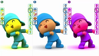 Baby Learn Colors with My Talking Pocoyo Colours for Kids Animation Education Cartoon Compilation P1