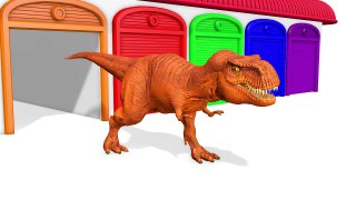 Best Learning Colors Video for Children - Dinosaurs and Color Garage for Kids & Toddlers