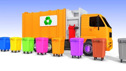 Learn Colors with Color Dump Truck Toys - Colors Collection for Children