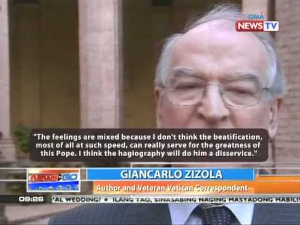 News to Go - Is Pope John Paul II's beatification too early? 4/29/11