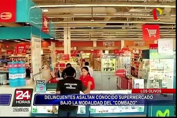 Los Olivos: taxista fue quien dio aviso sobre robo en Plaza Vea